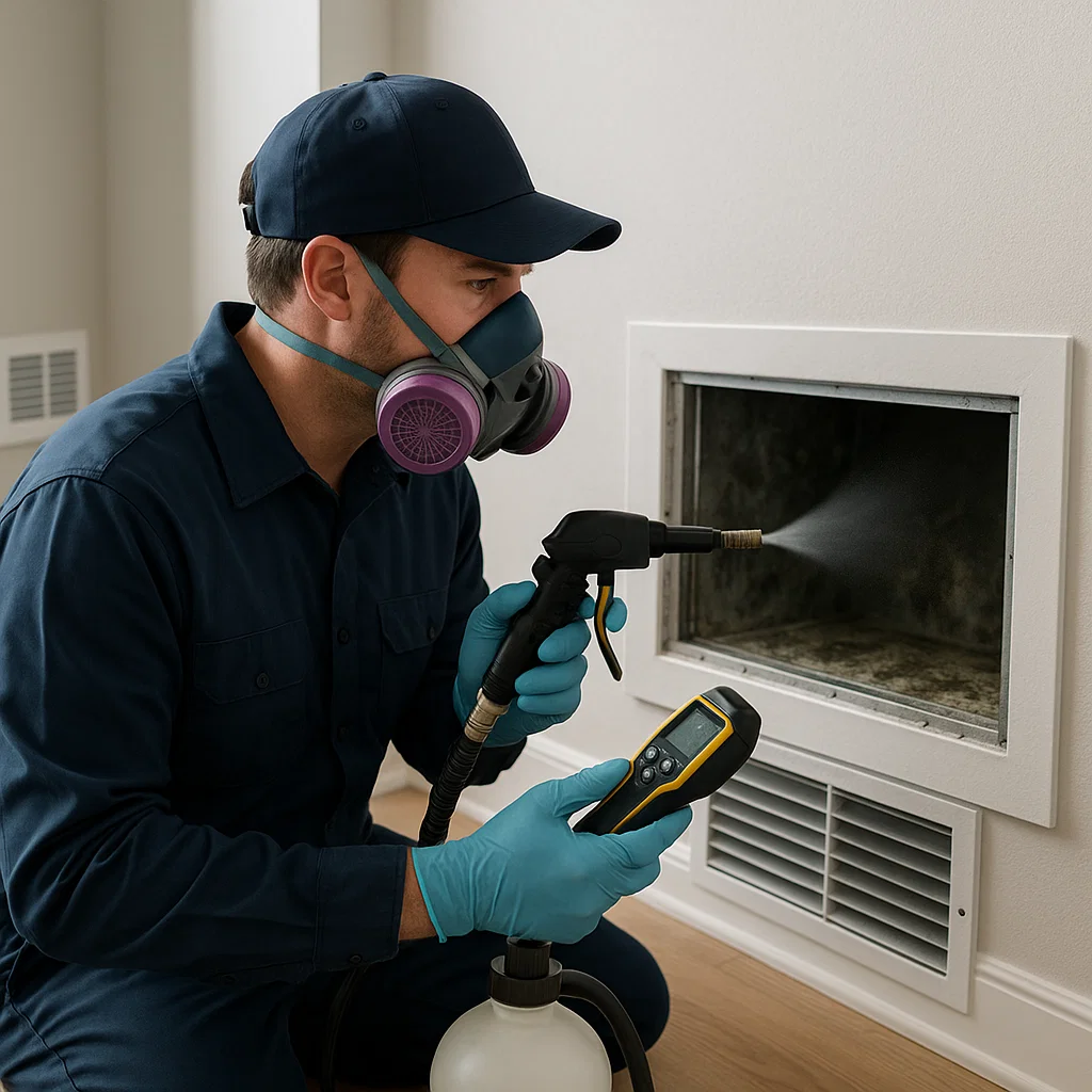 Kingwood TX air duct technician providing same day emergency cleaning service